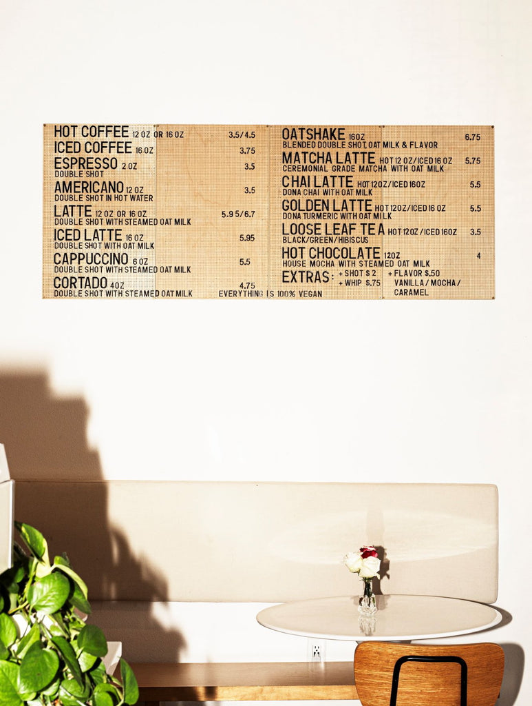 Burns Court Menu