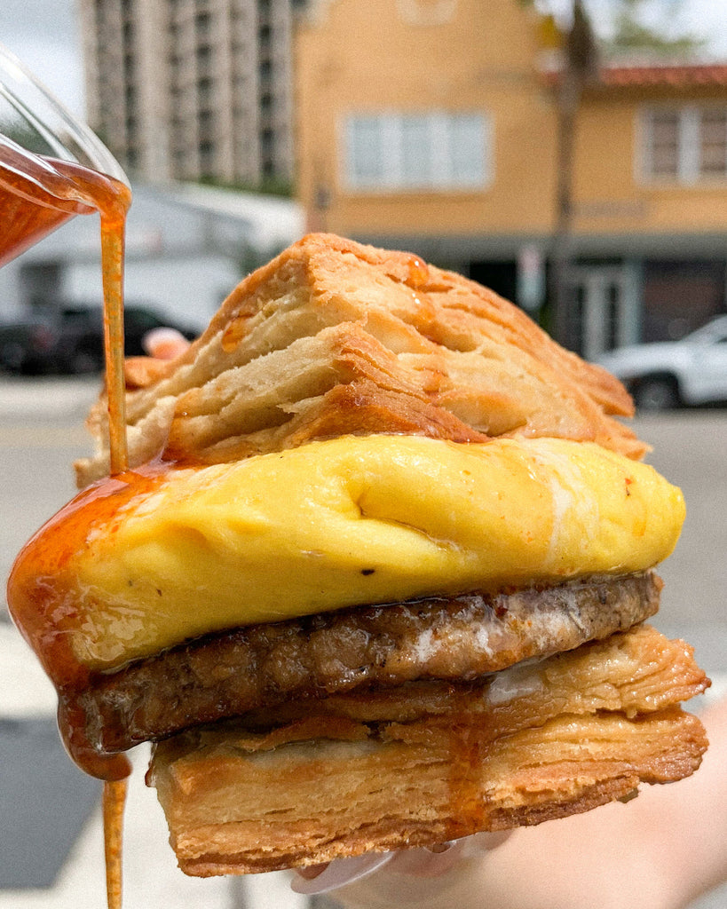 Egg and Sausage Biscuit Vegan