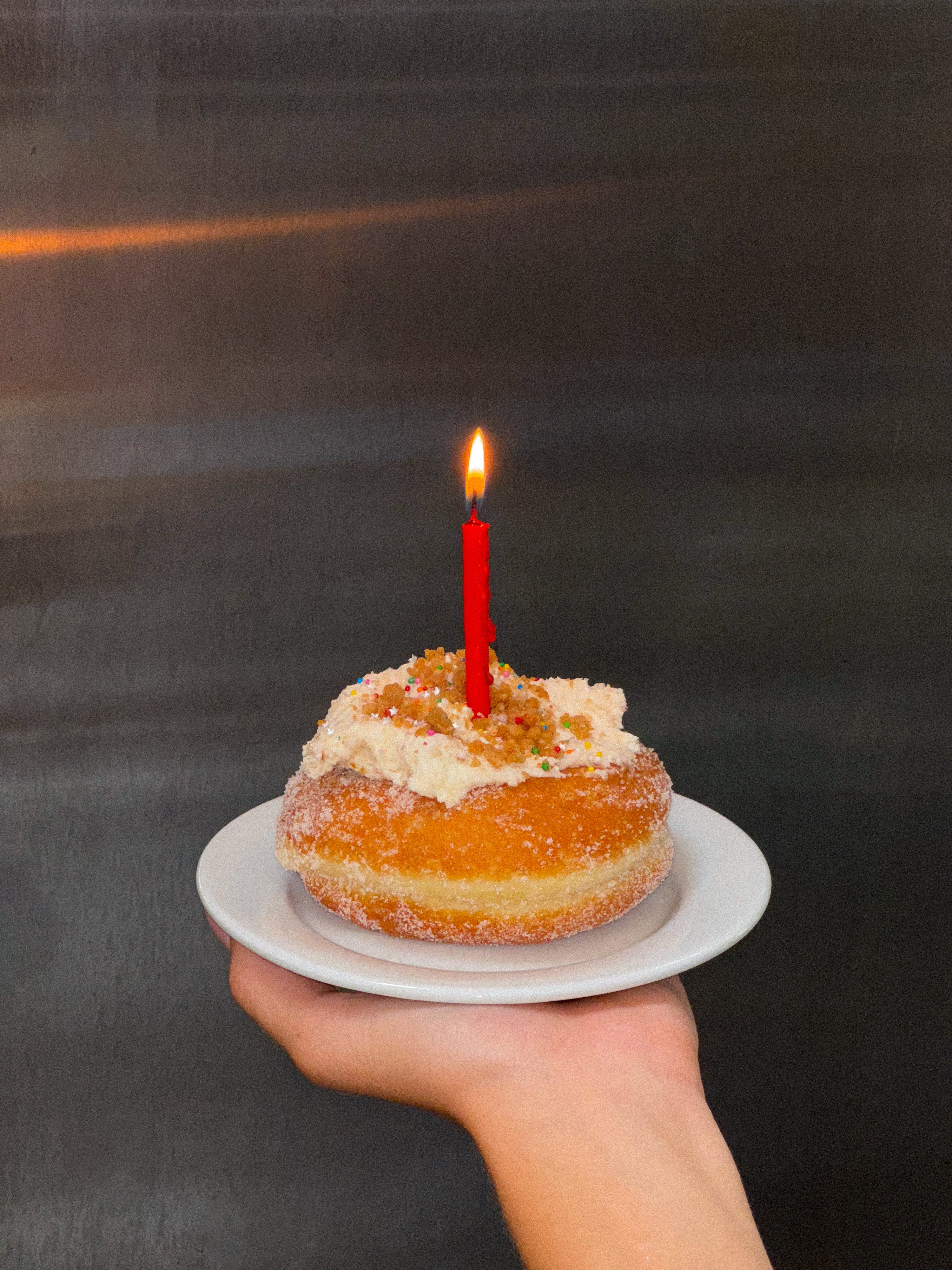 BIRTHDAY CAKE DONUTS